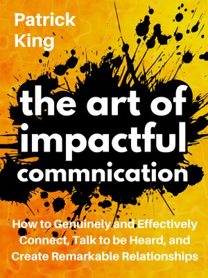 cover image of The Art of Impactful Communication